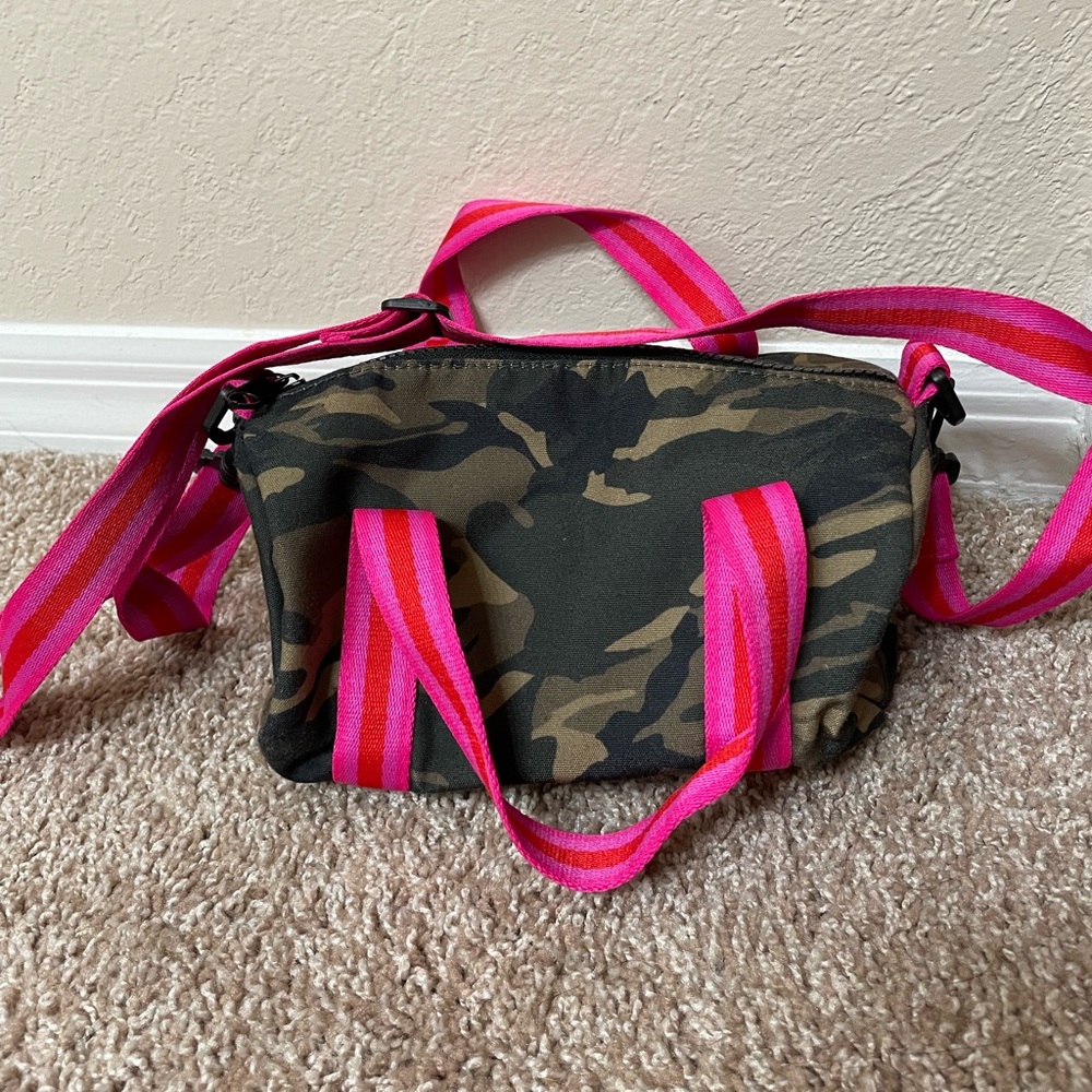 Natural Life brand- ADORABLE mini Camo bag with bright strips. Super cute.